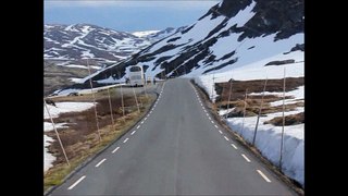 Sur la route de Beistostolen en Norvège