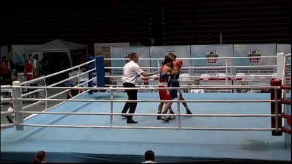 Highlights : Almasbek ALIBEKOV (KAZ) vs Hassan AMZILE (FRA) - 64kg - STRANDJA CUP (Tour préliminaire 2)