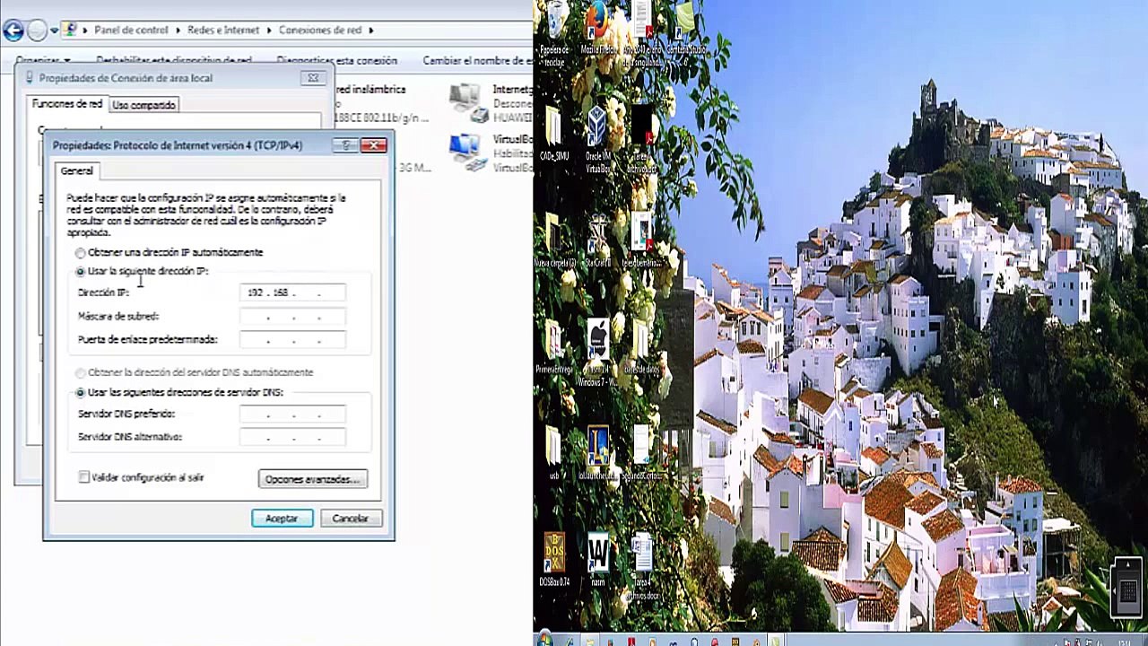 COMO CONFIGURAR REDES CABLEADAS E INALAMBRICAS EN WINDOWS Y UBUNTU