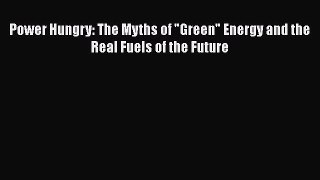 PDF Power Hungry: The Myths of Green Energy and the Real Fuels of the Future  EBook