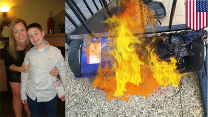 Family sues when hoverboard fire burns 12-year-old son and home