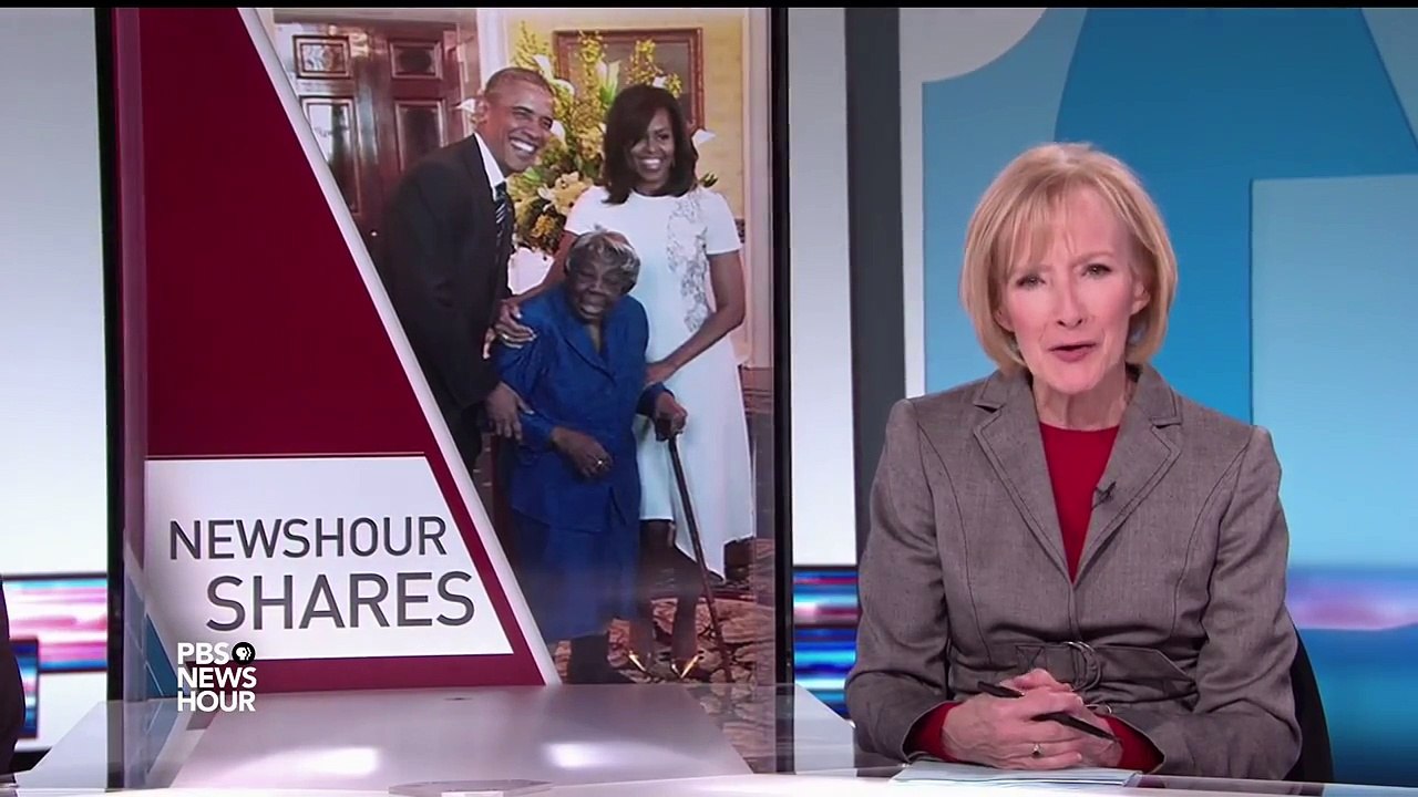 Watch a 106-year-old woman bust a move with the president
