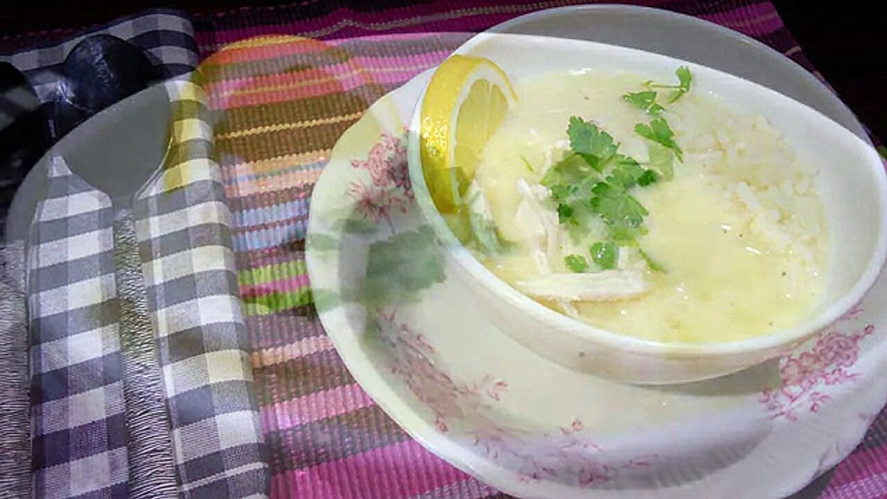 Суп авголемоно - Soupe avgolemono