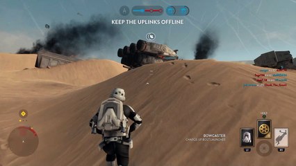 Death from Above with Bowcaster go Boom #battlefront
