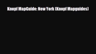 Download Knopf MapGuide: New York (Knopf Mapguides) Free Books