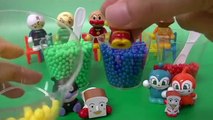 アンパンマン　おもちゃ☆アニメ　カップのビーズのなかになにかがかくれているよ　Anpanman Toys