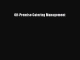 PDF Off-Premise Catering Management  EBook