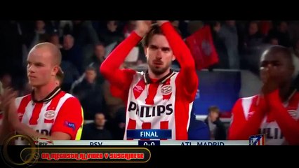 PSV vs Atletico Madrid 0-0 Resumen & Highlight Champions League 2016