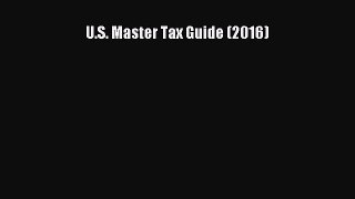 Download U.S. Master Tax Guide (2016) PDF Free