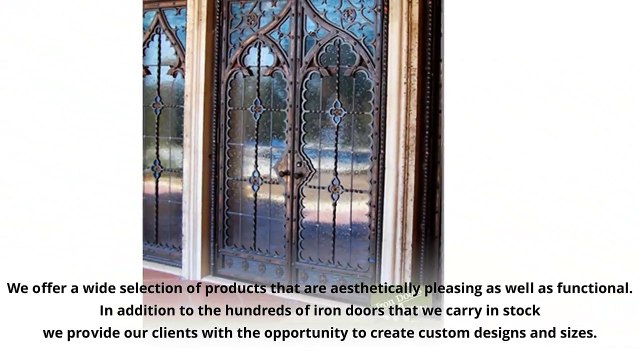 Style and Security An Iron Door- Iron Doors Now