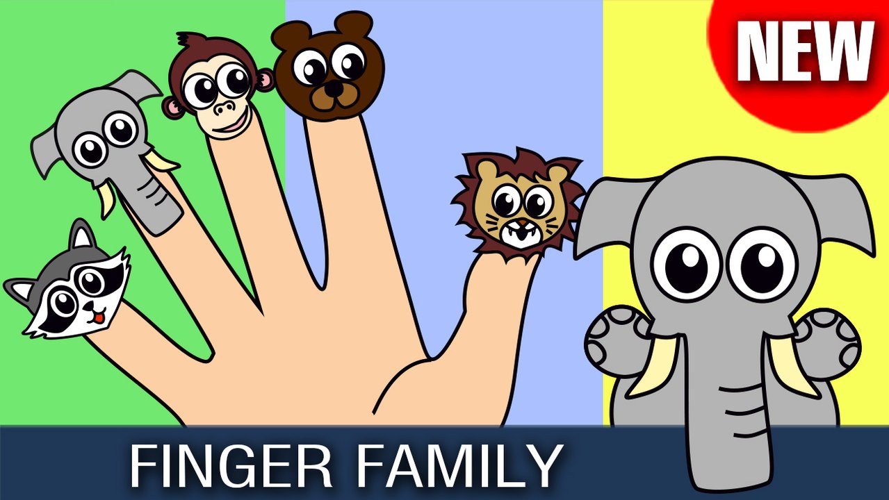 The Finger Family Song | Animals | Nursery Rhymes | baby songs | HD Version from Ro Ri Ro