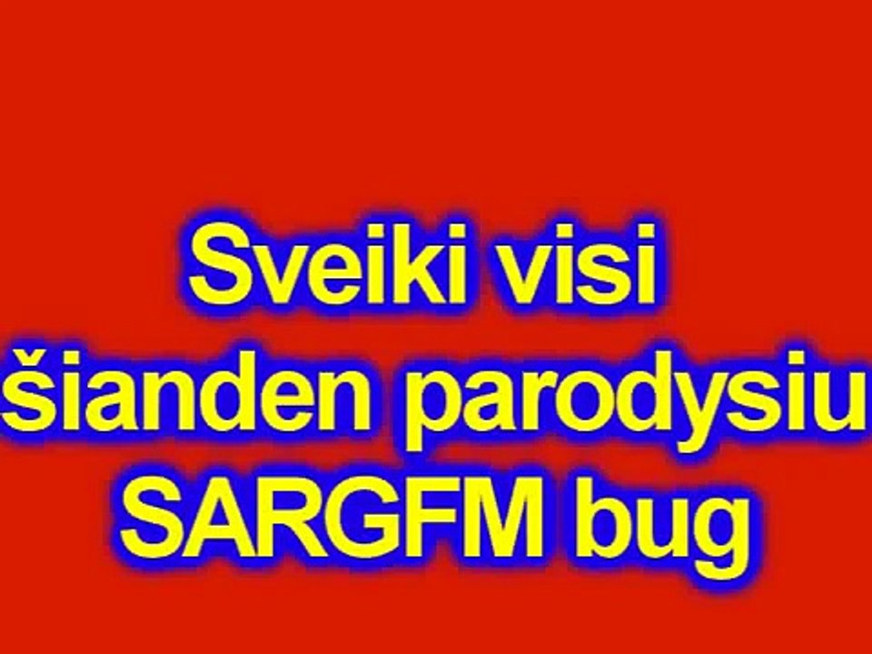 Sarg.lt bug /sargfm