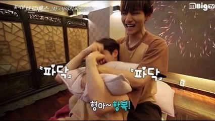 [Best Moment] BTS' V and Kim Minjae show off bromance