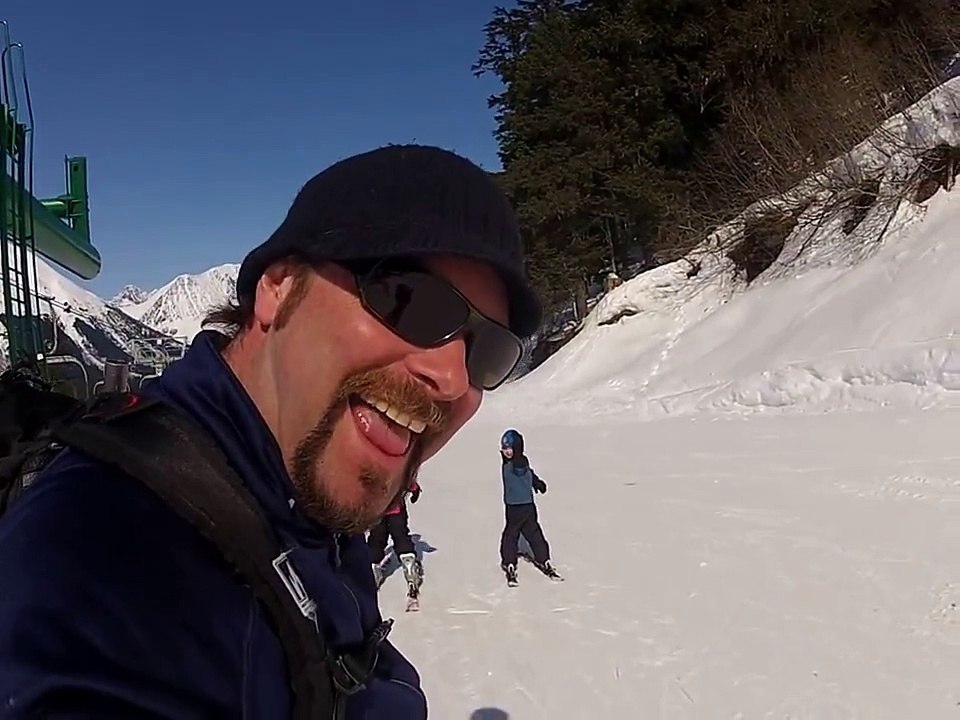 GOPRO Kids skiing
