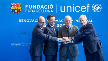 El FC Barcelona i l’Unicef renoven i amplien la seva aliança