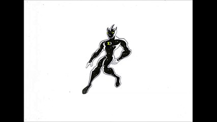 How to Draw Alien X (Ben 10 Omniverse) - Step by Step - Easy Drawing Tutorial