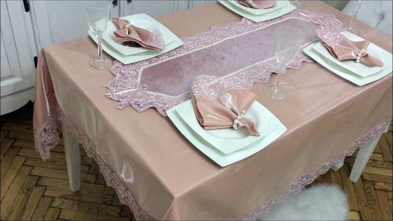 Masa Örtüsü Takımı Lanette - 12 Kişilik