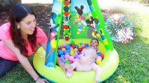 BABY BOY ELI Vlog Celebrate Baby Milestones BABY ALIVE Reveal Surprise Ball Pit CANDY