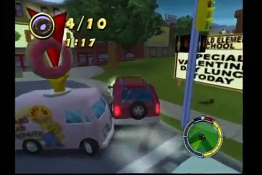 The Simpsons Hit and Run ~ Level 4 - Mission 1: For a Few Donuts More