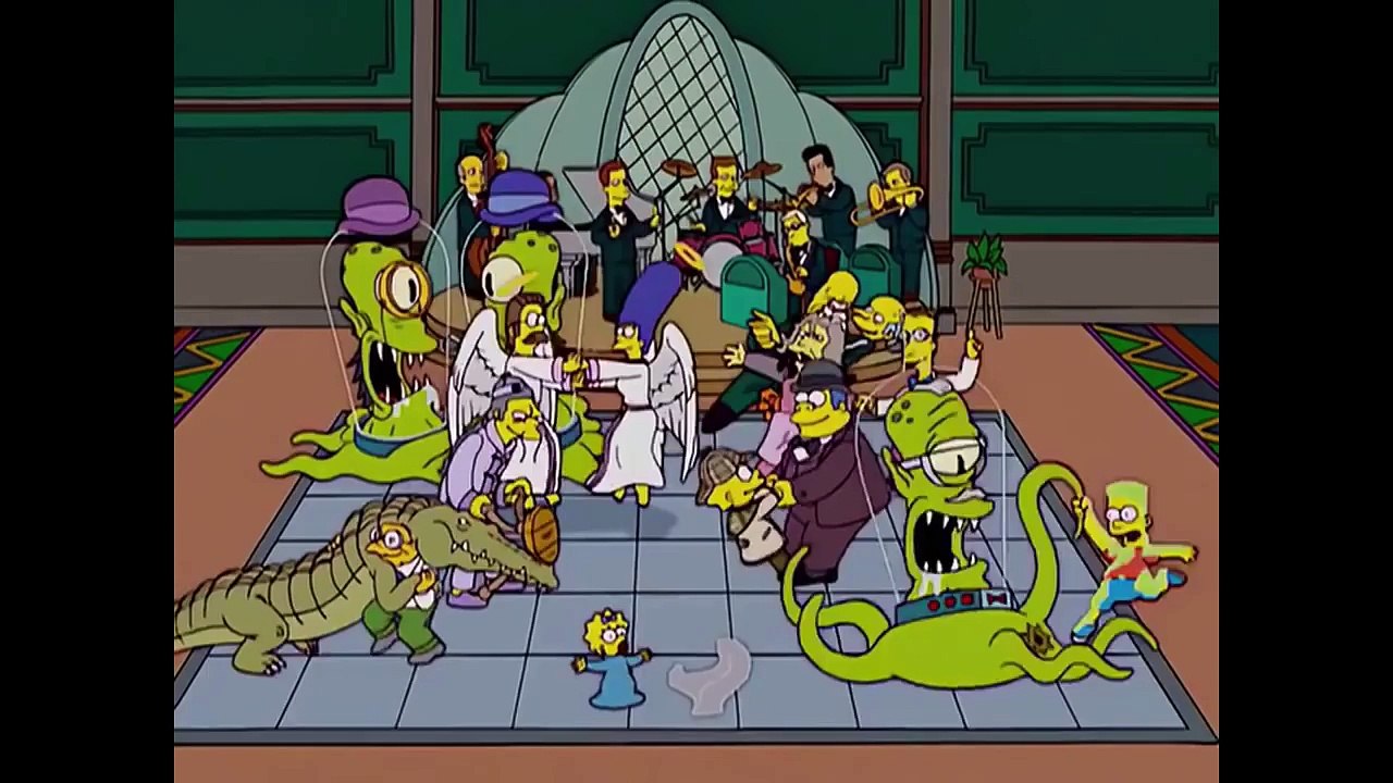 The Simpsons Treehouse of Horror XV End Credits – Видео Dailymotion