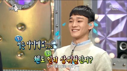 EXO チェンが選んだ韓中の人気TOP3メンバーは? [日本語字幕]