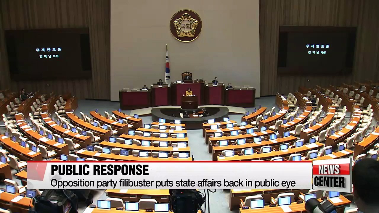 Opposition party filibuster puts state affairs back in public eye