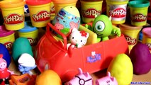 Play Doh Peppa Pig Picnic Adventure Car Collector DC Surprise Eggs Disney Cars by ToyCollector