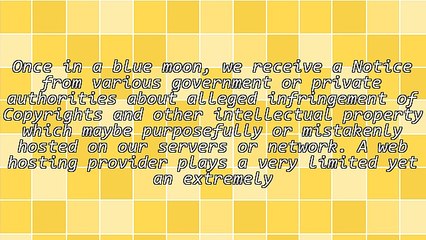 How Do Web Hosts Deal With Copyright Infringement By Clients?