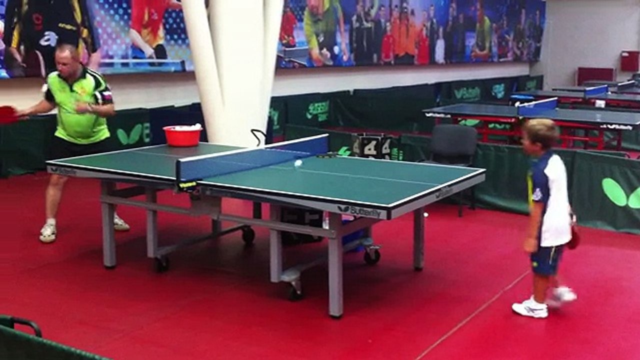 Грязнов Тимоша 6 лет. Один год тренировок. Настольный теннис (Table tennis)