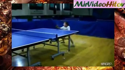 Девочка китайский теннис