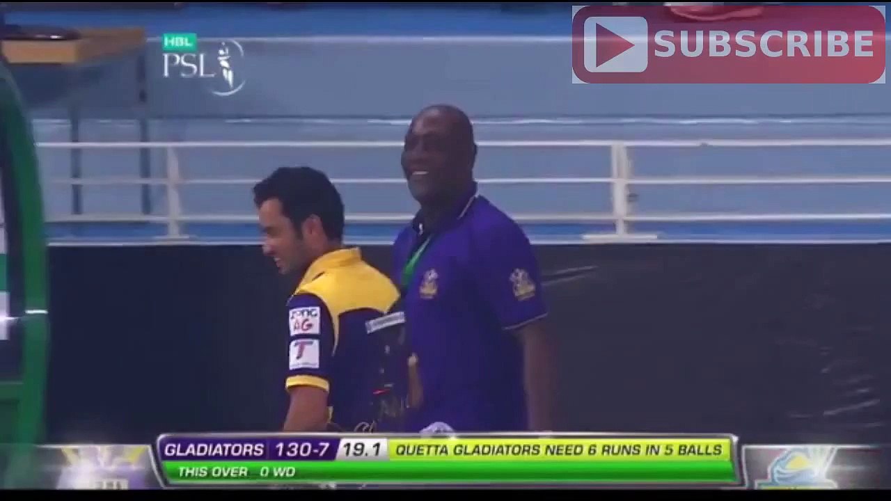 Chigumbura Winning 4 Against Peshawar Zalmi Pakistan Super League 7th Match
