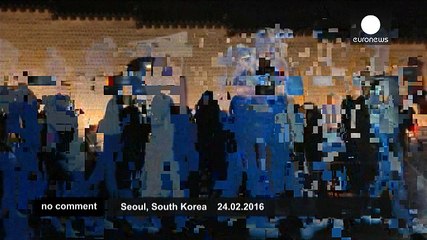 South Korea: Hologram rally