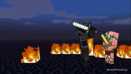 Monster School Combat #2 (Minecraft Animation)