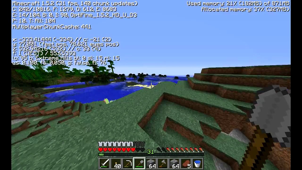Minecraft Survival 1.5 Ep 3 Unos Aldeano, una villa, unos Zombies, y una reserva
