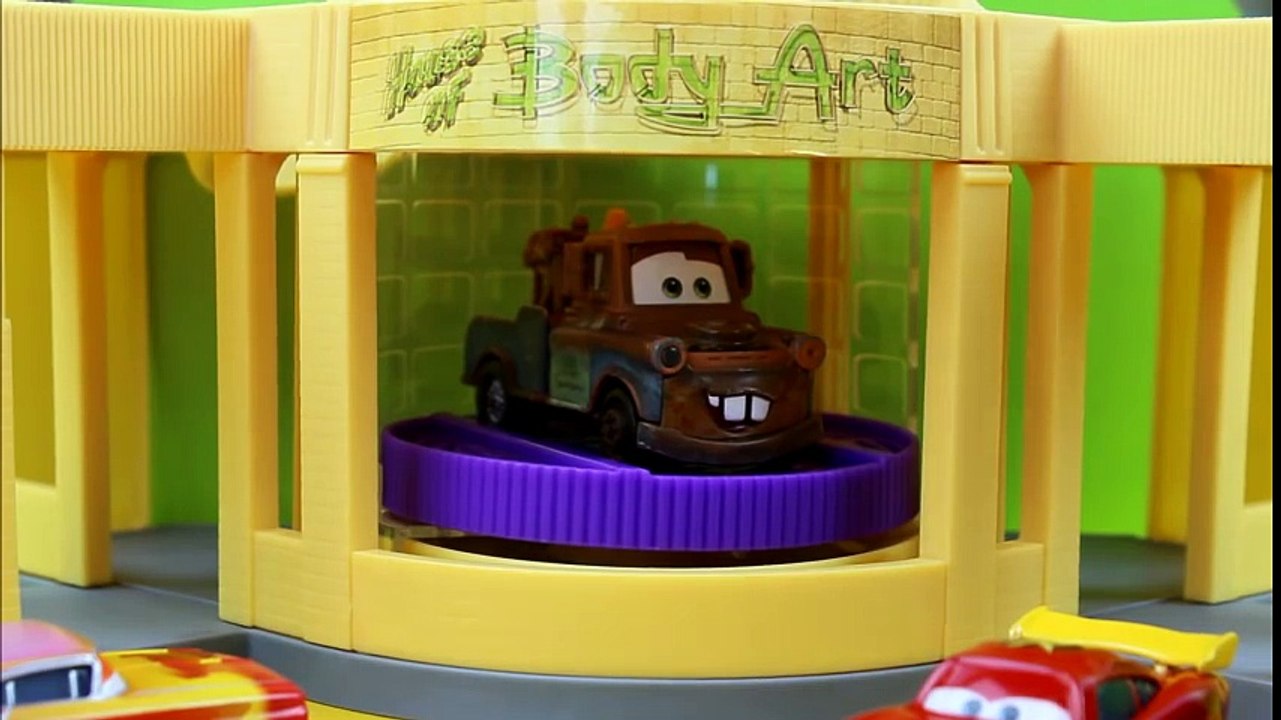 Imaginex Batman & Robin get captured by The Joker , Penguin Riddler custom McQueen Mater Saves him