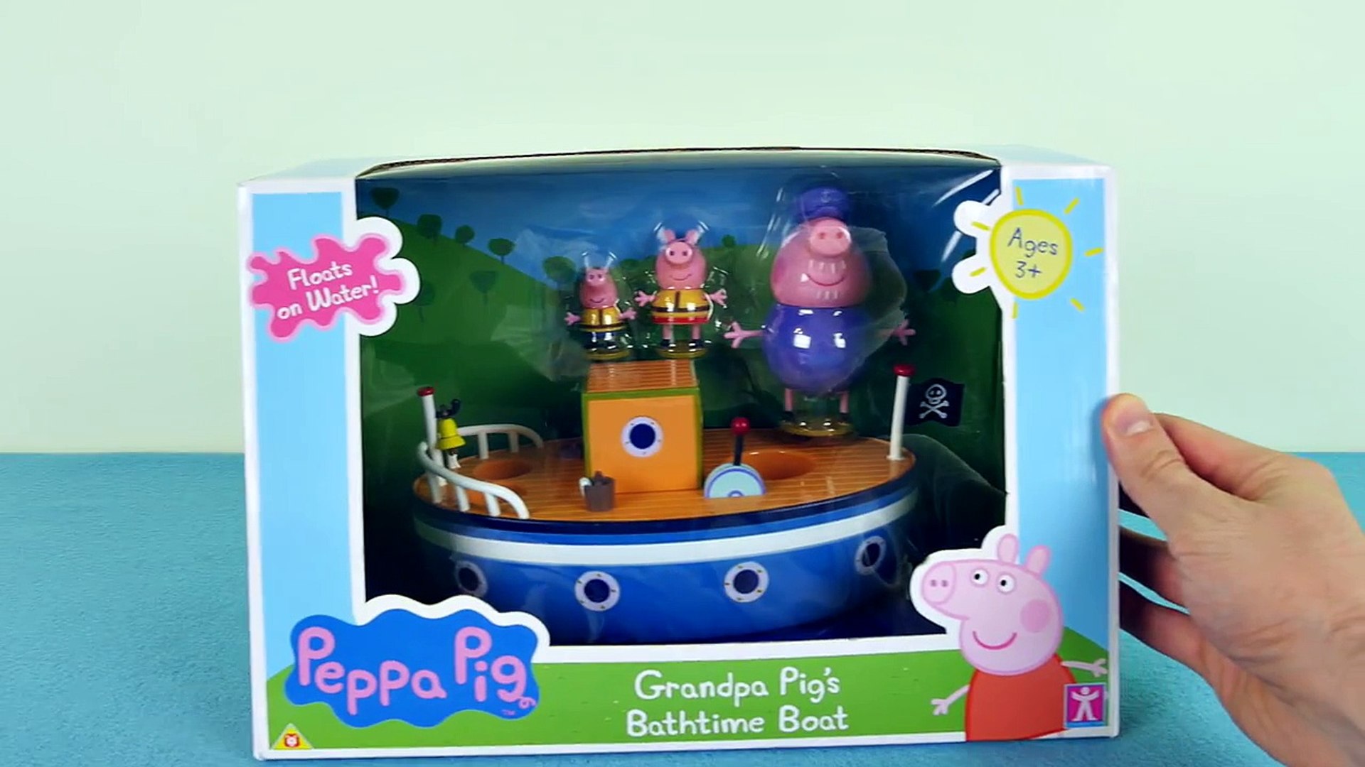 grandpa pig bath boat