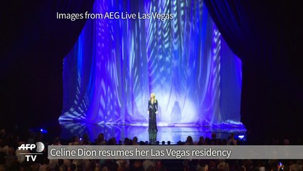 Celine Dion returns to Las Vegas residency