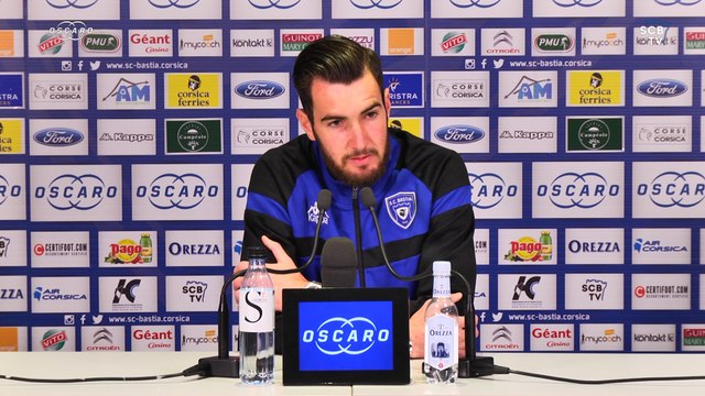 Nice-Bastia : Conf. d'avant-match de M. Peybernes