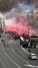 TURKISH FANS AT ROME - LAZIO GALATASARAY