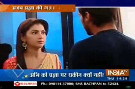 Kumkum Bhagya 25th February 2016 Abhi Ne Pragya Ke Liye Kiya Surprise Plan JIsme Tanu Lagayi Ne Aag