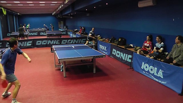 настольный теннис момент атака против защиты