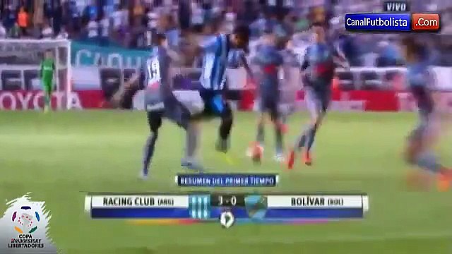 Racing 4-1 Bolivar - Goles Copa Libertadores 2016