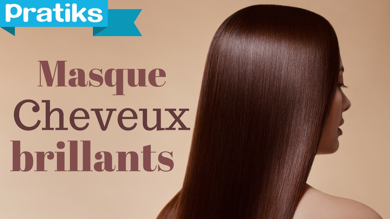 Masque pour faire briller les cheveux