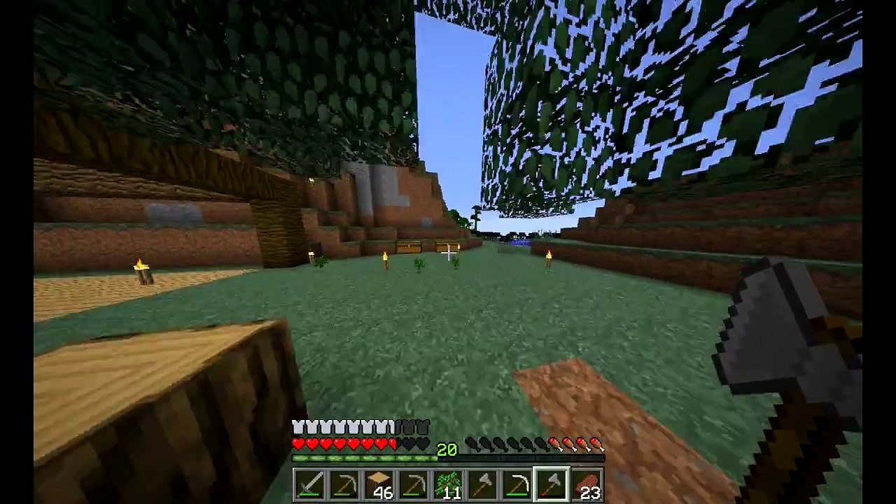 Minecraft Survival 1.5 Ep 2 Fortaleza del Nether, dos Zombies y un Templete en la pared