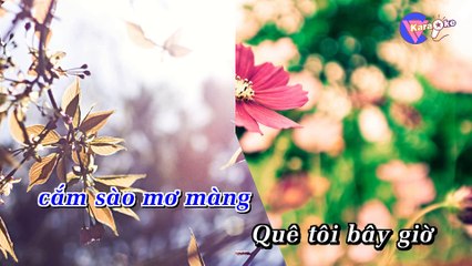 Lời Nhớ Lời Thương - Karaoke HD - (1080p)