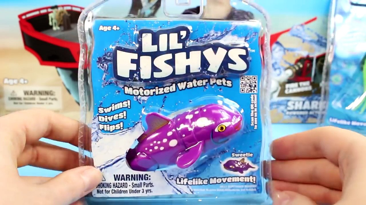 Imaginext Batman & Disney Pixar Cars Mater Go Swimming Lil' Fishys Pirate Ship Fish Toys