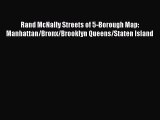 [PDF] Rand McNally Streets of 5-Borough Map: Manhattan/Bronx/Brooklyn Queens/Staten Island