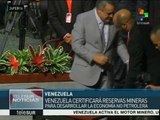 Maduro activa el motor minero para fortalecer el aparato productivo