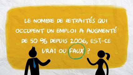 Retraite : combien de retraités occupent un emploi ?