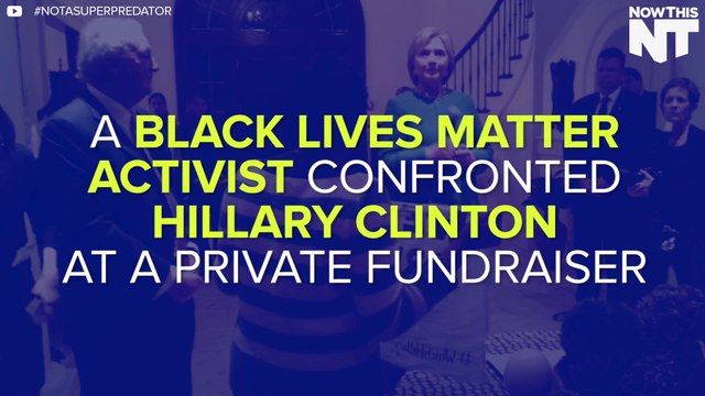 Hillary Clinton Gets Confronted By Black Lives Matter Protester